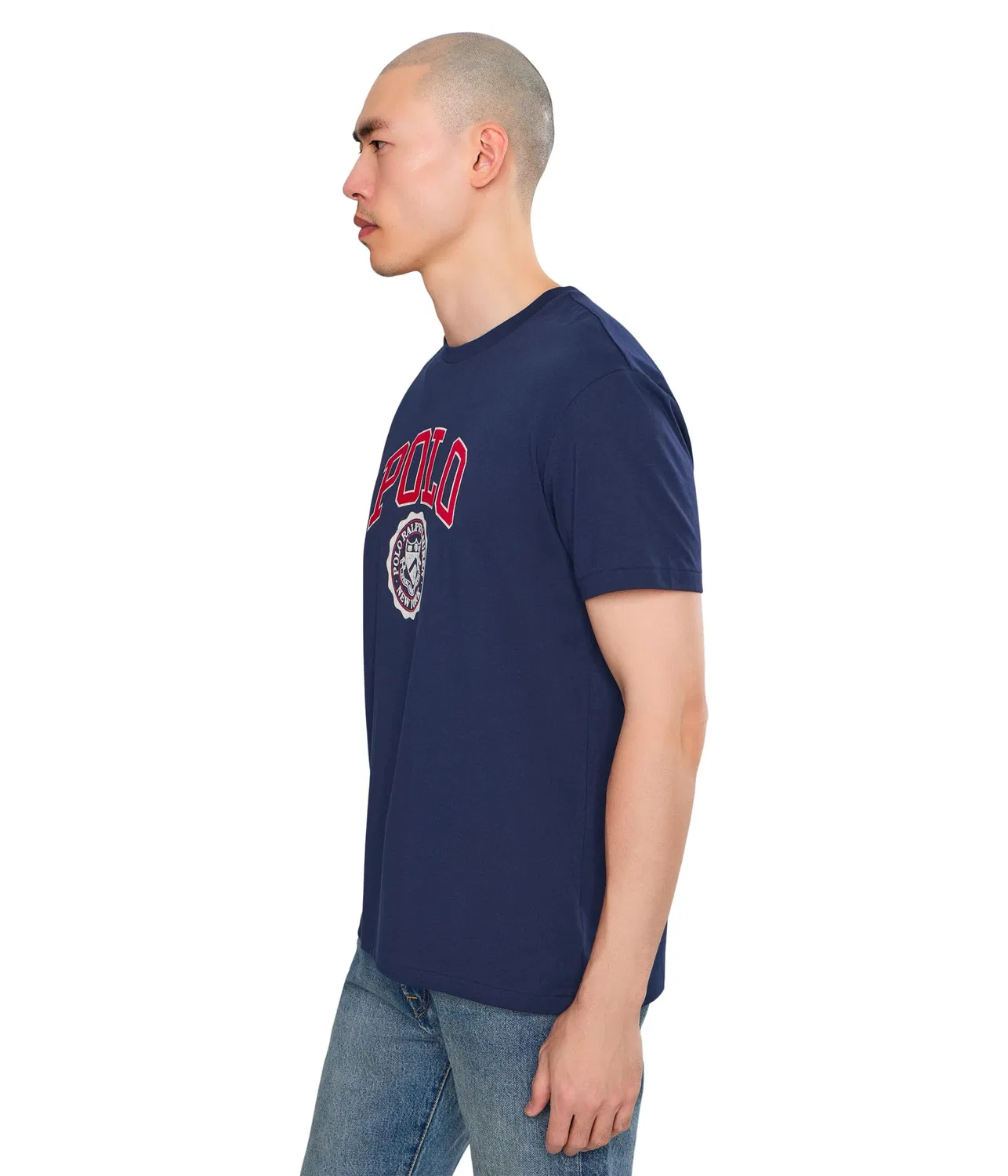 Классическая футболка с логотипом Polo Ralph Lauren, Newport Navy — фото 3