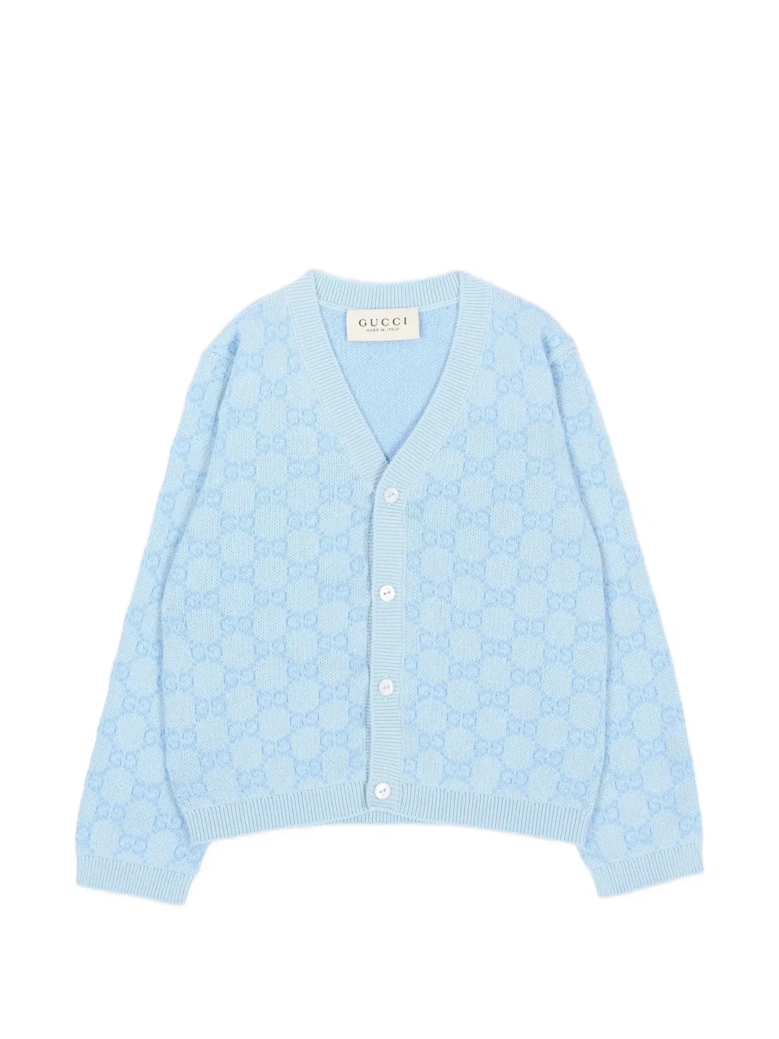 Кардиган с монограммой GG Gucci Kids, синий