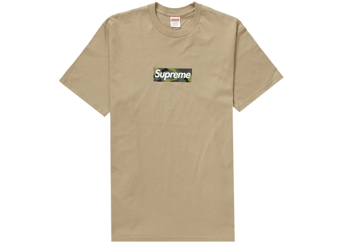 Мужская футболка хлопковая Supreme Tee (FW23), Khaki