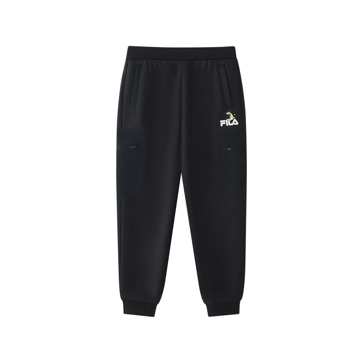 Детские утепленные трикотажные штаны на резинке FILA KIDS, Legend Blue