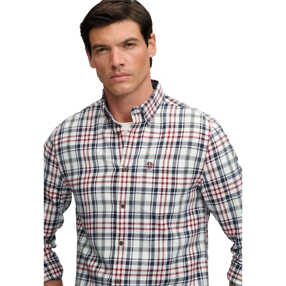Мужская рубашка с длинным рукавом Lumberjack Superdry, White — фото 4