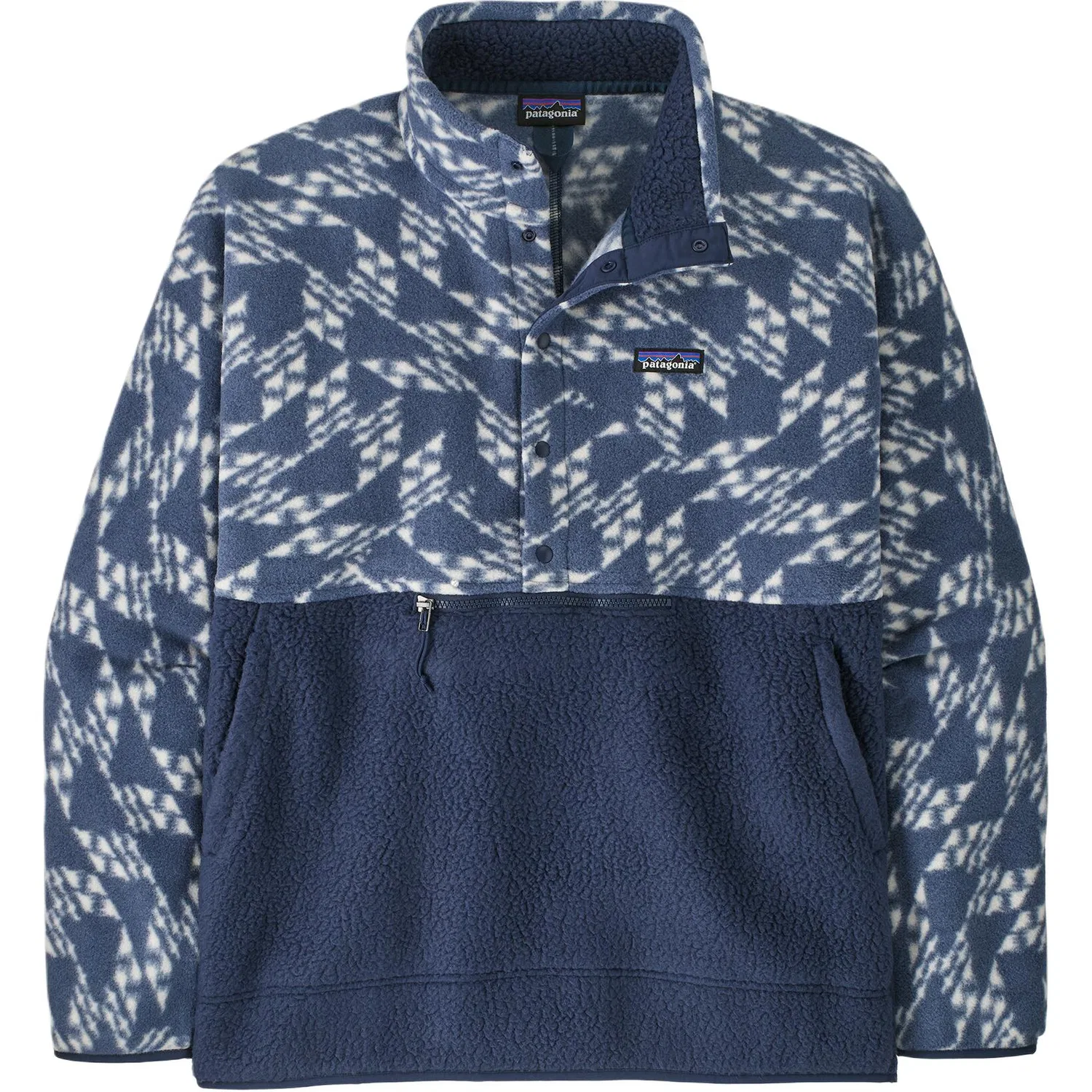 Мужское флисовое худи с начесом Retro Pile Patagonia, New Marine/NENA