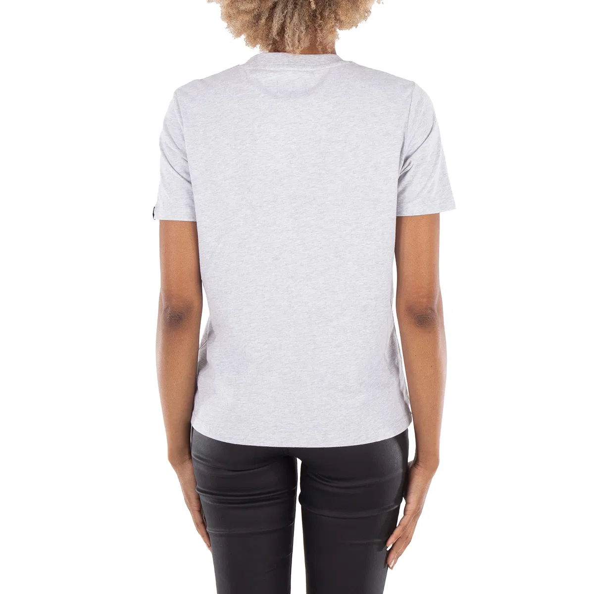 Футболка женская с принтом Rainbow Logo Cotton Superdry, Grey Marl — фото 4