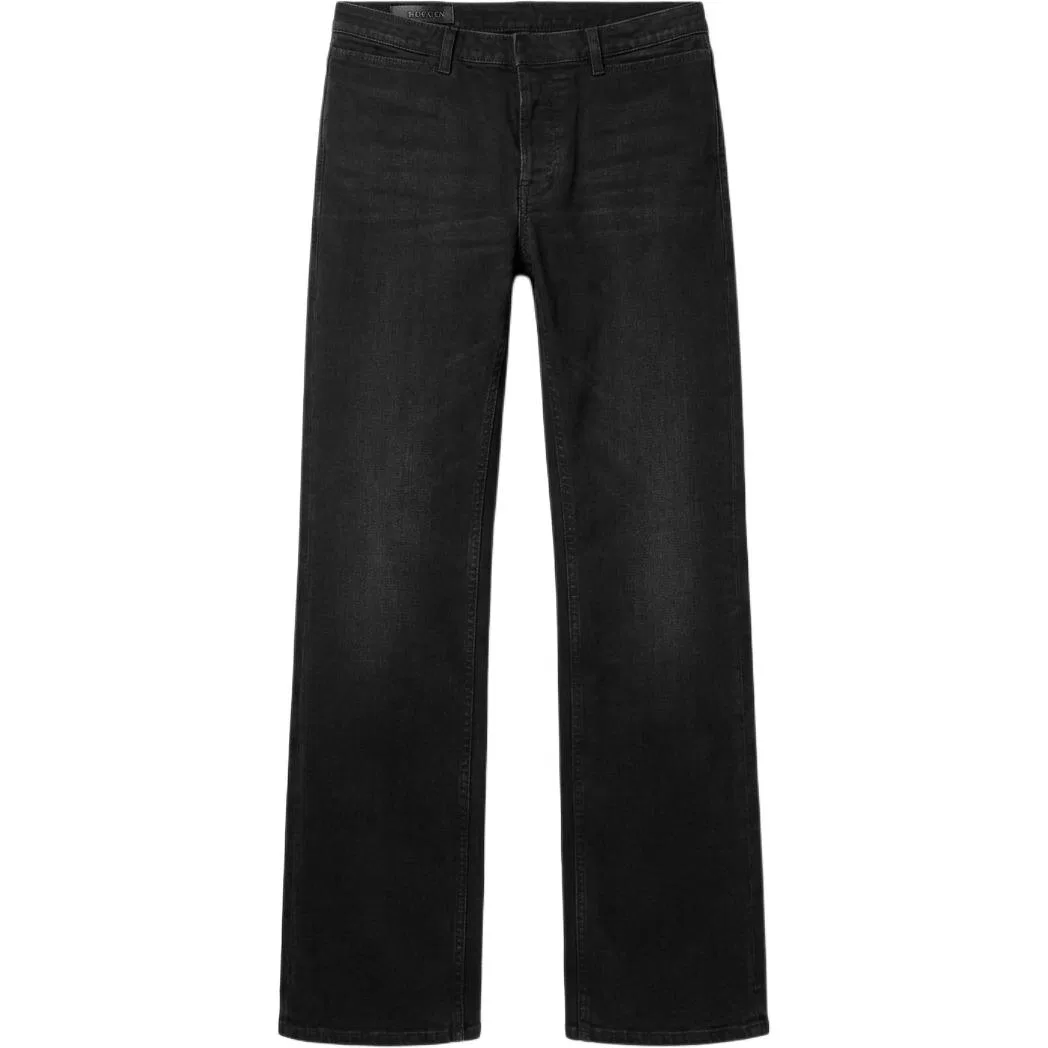 Мужские джинсы с умеренным клешем Black GUCCI