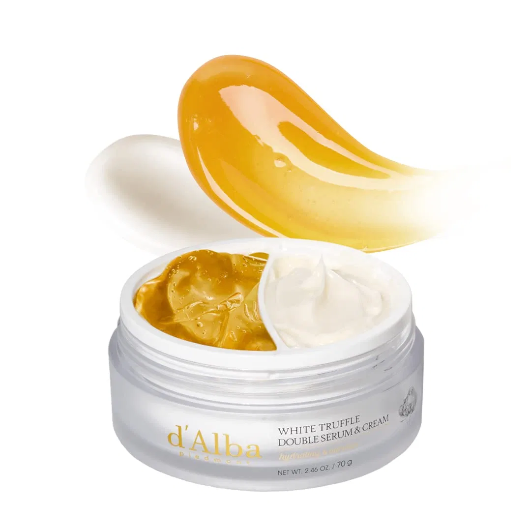 Сыворотка D'Alba Piedmont — Двойная и Italian White Truffle Double Serum & Cream от