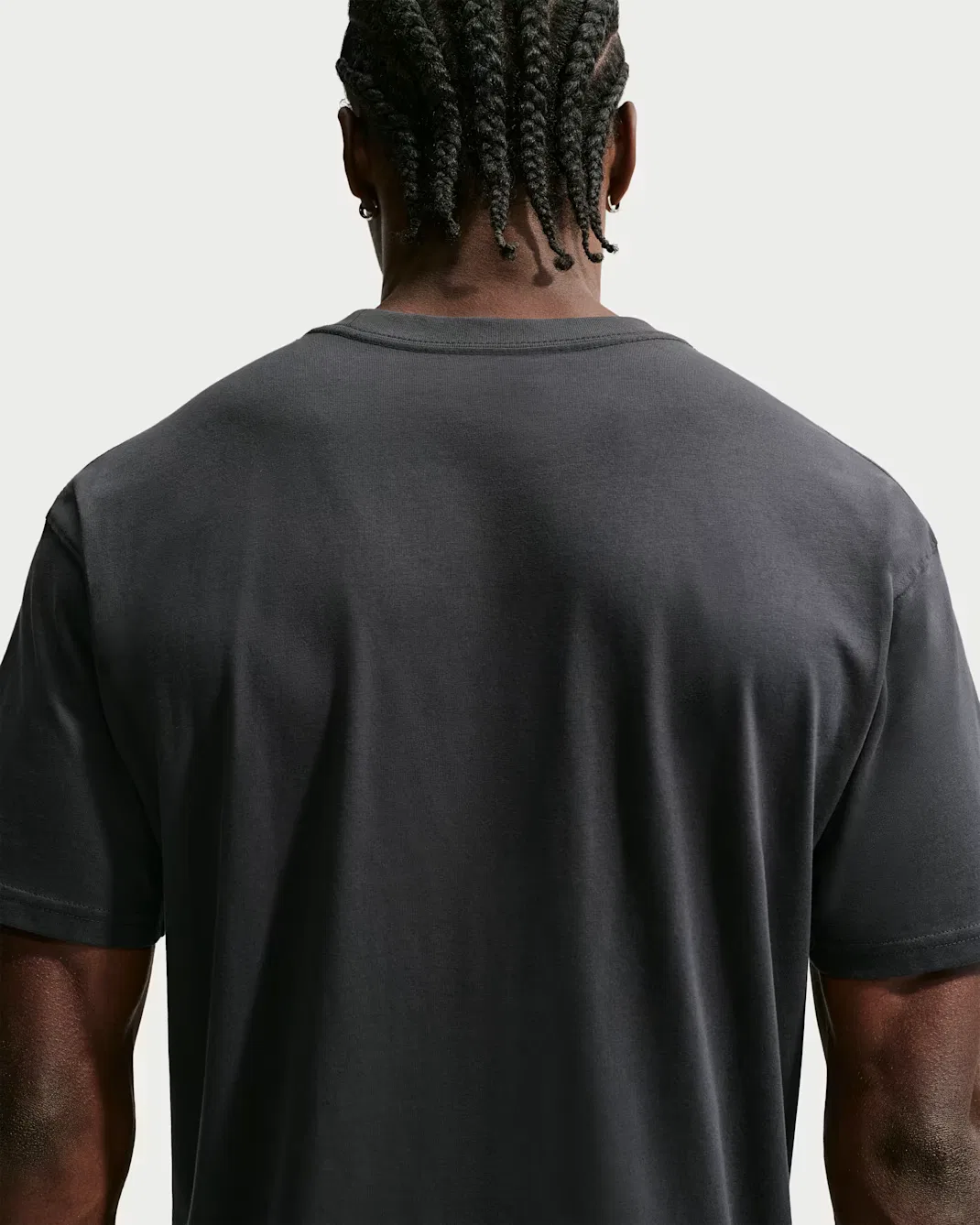 Мужская баскетбольная футболка Nike, Off Noir — фото 2