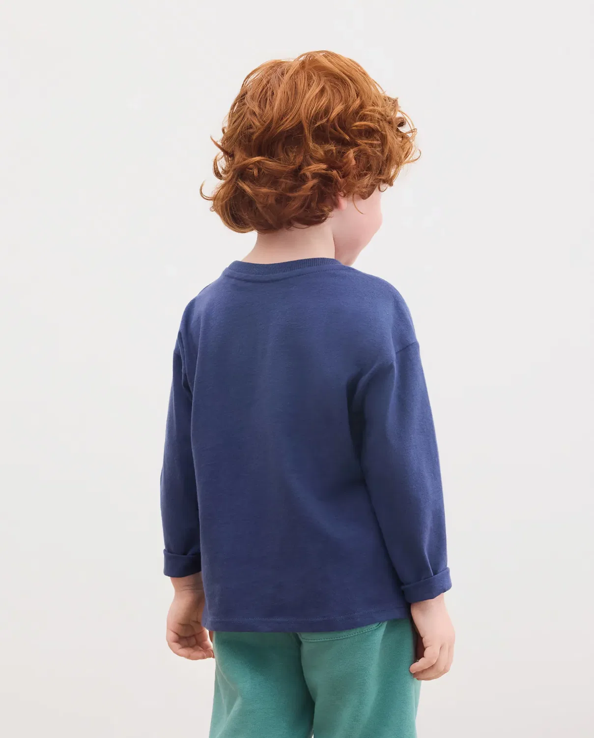 Детская футболка с длинным рукавом с принтом Walter Print Kids El Corte Inglés, Azul — фото 3