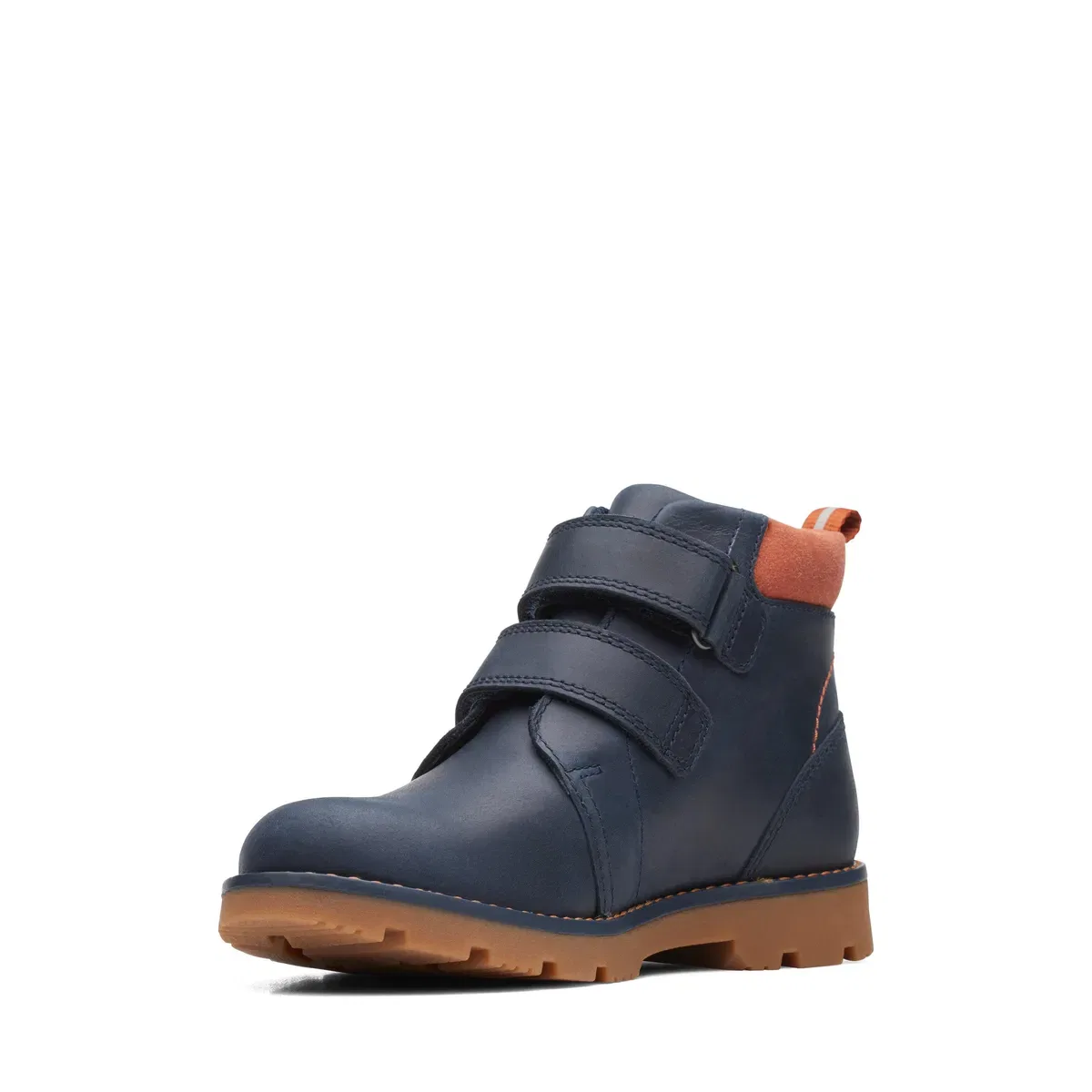 Детские ботильоны на ремешке Heath Strap Kid Clarks, Blue — фото 4