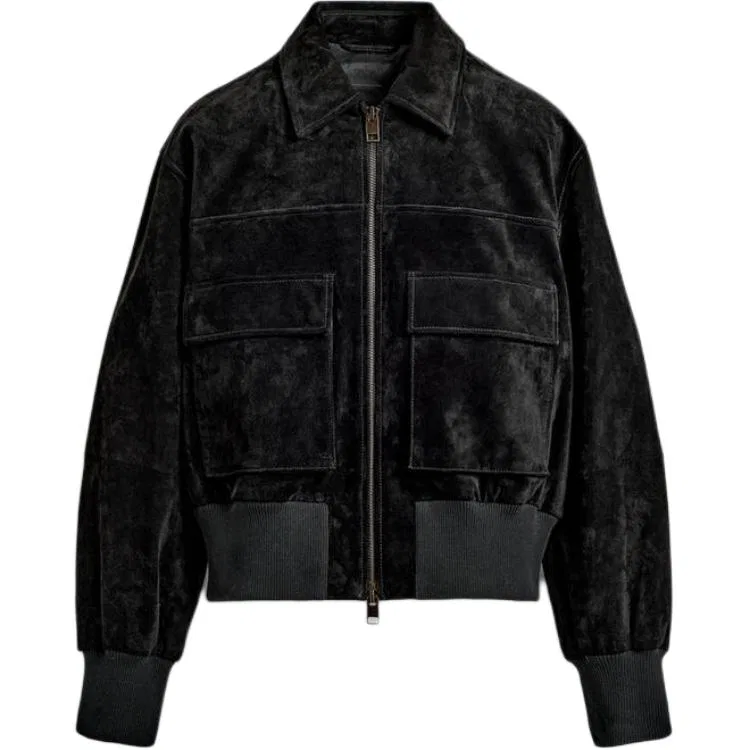 Детское пальто с лацканами Black ZARA, Черный
