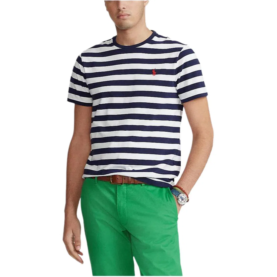 Мужская футболка с принтом SS23 T Shirt Mixed Shipment Polo Ralph Lauren, Blue White