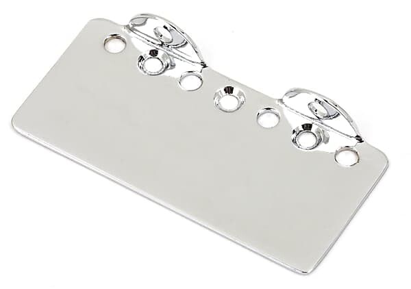 

Подлинное Fender 2-saddle SCPB/'51 P/70s Telecaster Bass Хромированная бриджевая пластина 009-6198-049