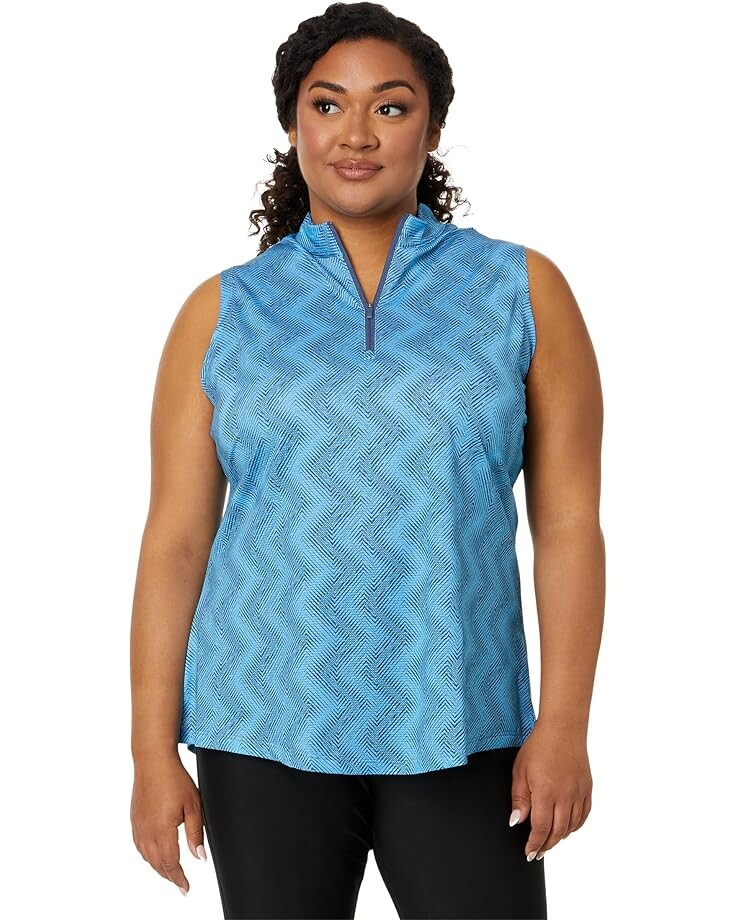 

Поло adidas Golf Ultimate365 Ottoman Sleeveless, цвет Semi Blast Blue