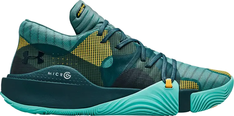 

Кроссовки Under Armour Anatomix Spawn Low Aqua Yellow, бирюзовый, Зеленый, Кроссовки Under Armour Anatomix Spawn Low Aqua Yellow, бирюзовый