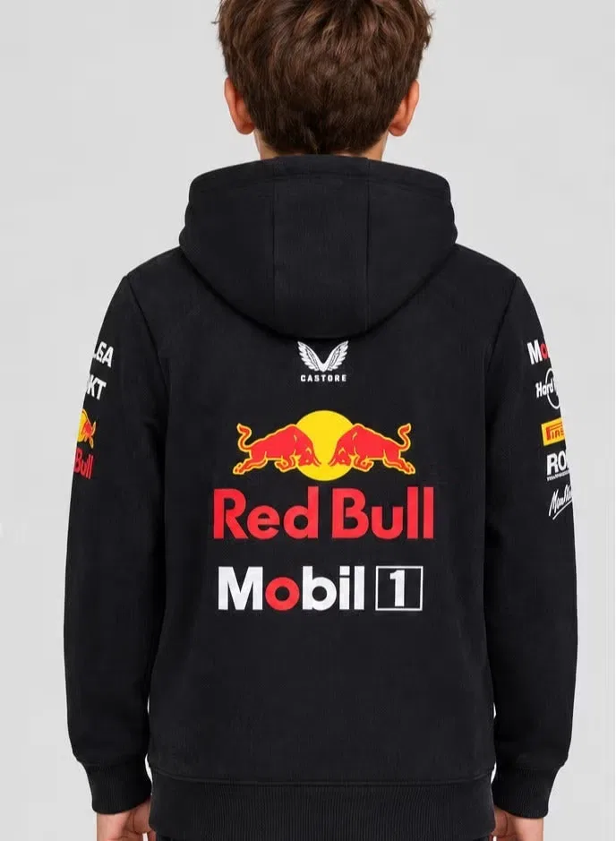 Худи на молнии Red Bull, темно-синий — фото 3