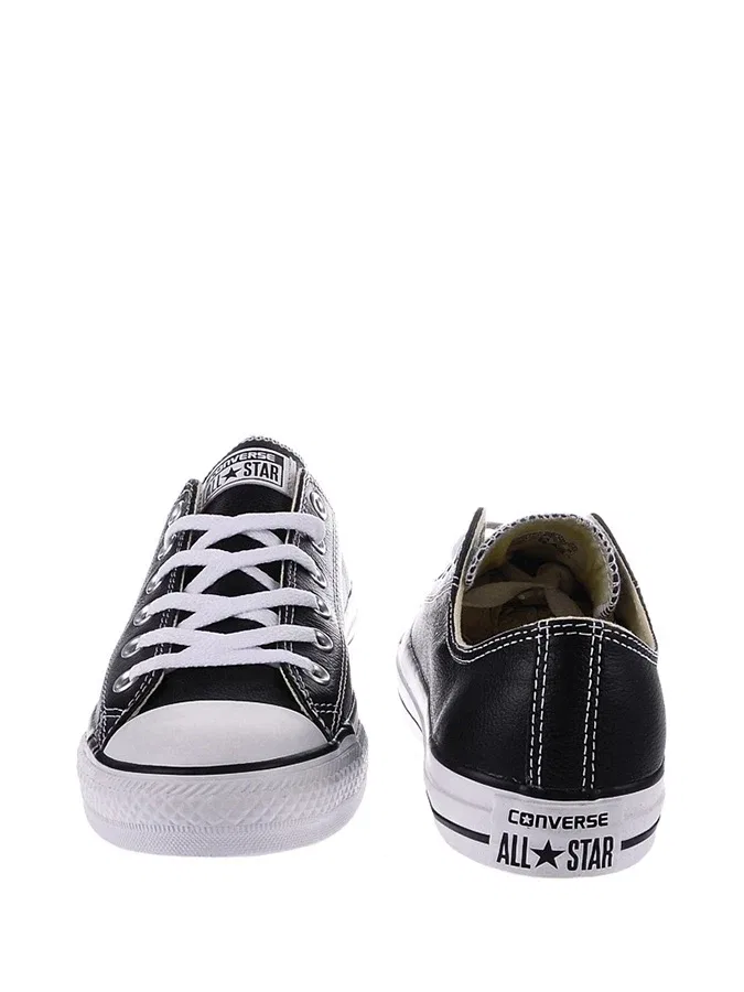 Кроссовки кожаные Converse, черный — фото 3