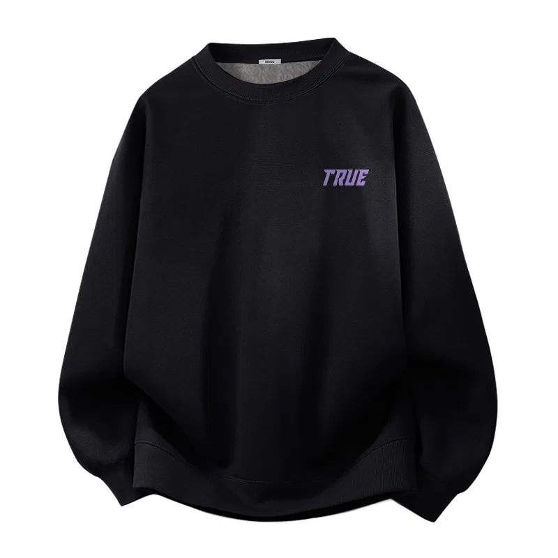 Детский свитшот с начесом Mystic Purple Future Chest Logo MINISO, Black