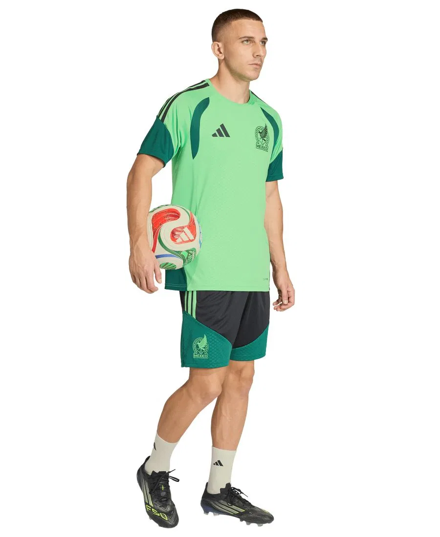 Футболка для тренировок с коротким рукавом, модель Mexico Tiro Training Jersey adidas, Green — фото 2