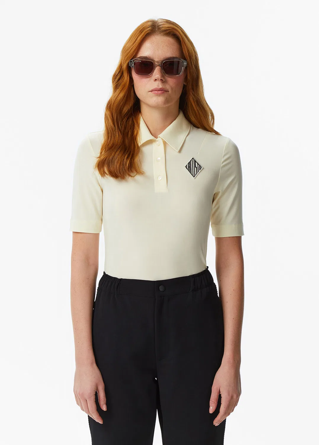 Поло Lacoste Slim Fit, желтое — фото 2