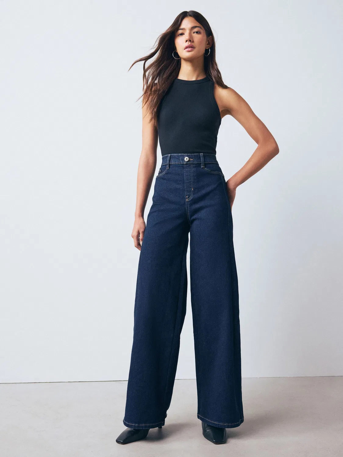 Джинсы с высокой посадкой Flexi Fit Next, Indigo Blue — фото 2