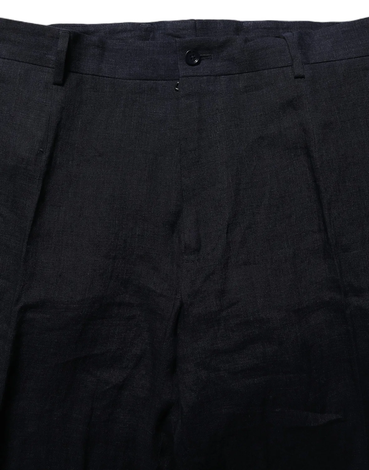 Мужские брюки прямые из льна Dolce & Gabbana, Black