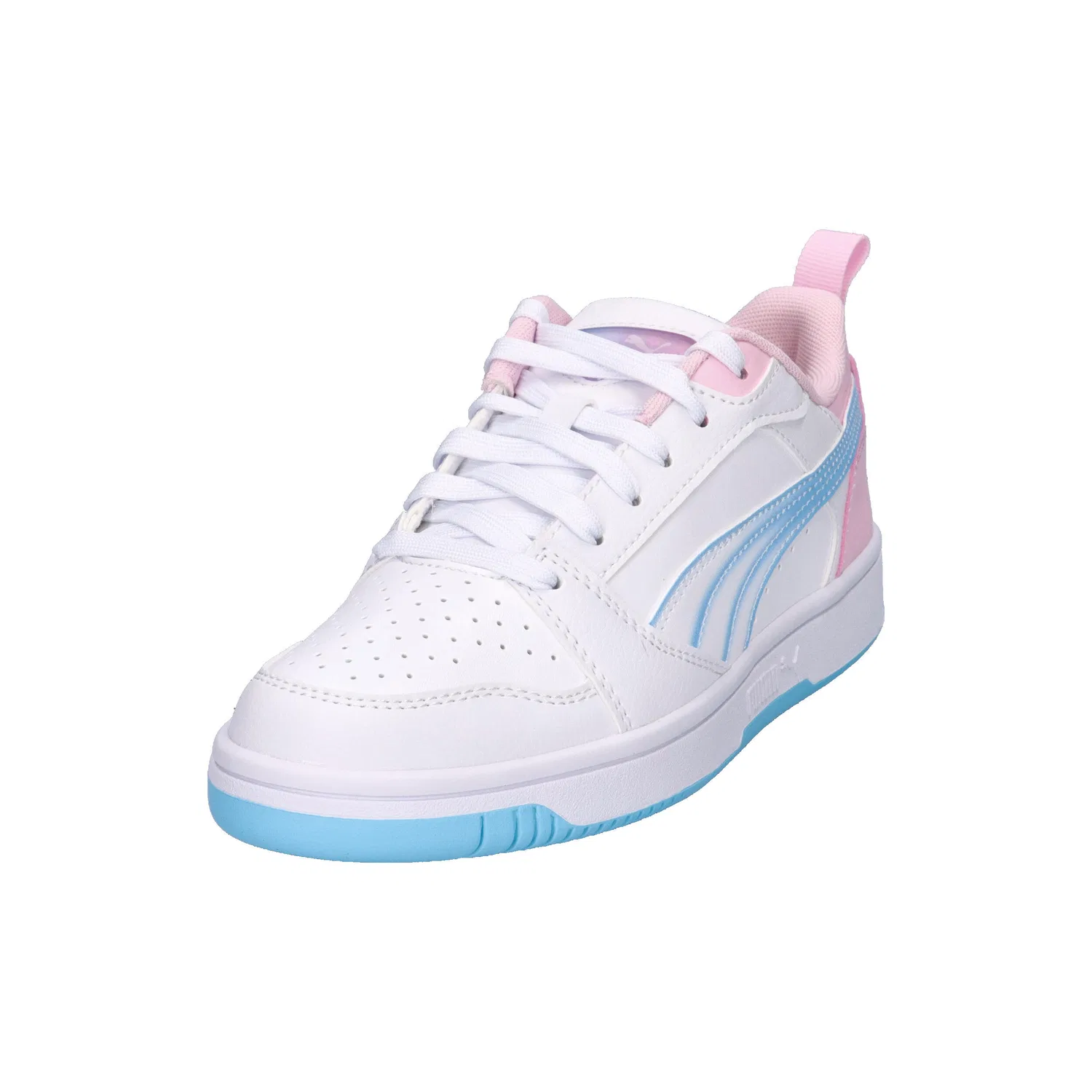Детские кроссовки с ретро-дизайном Rebound V6 Lo Jelly Heaven Jr Puma, Weiss Pastellblau — фото 4