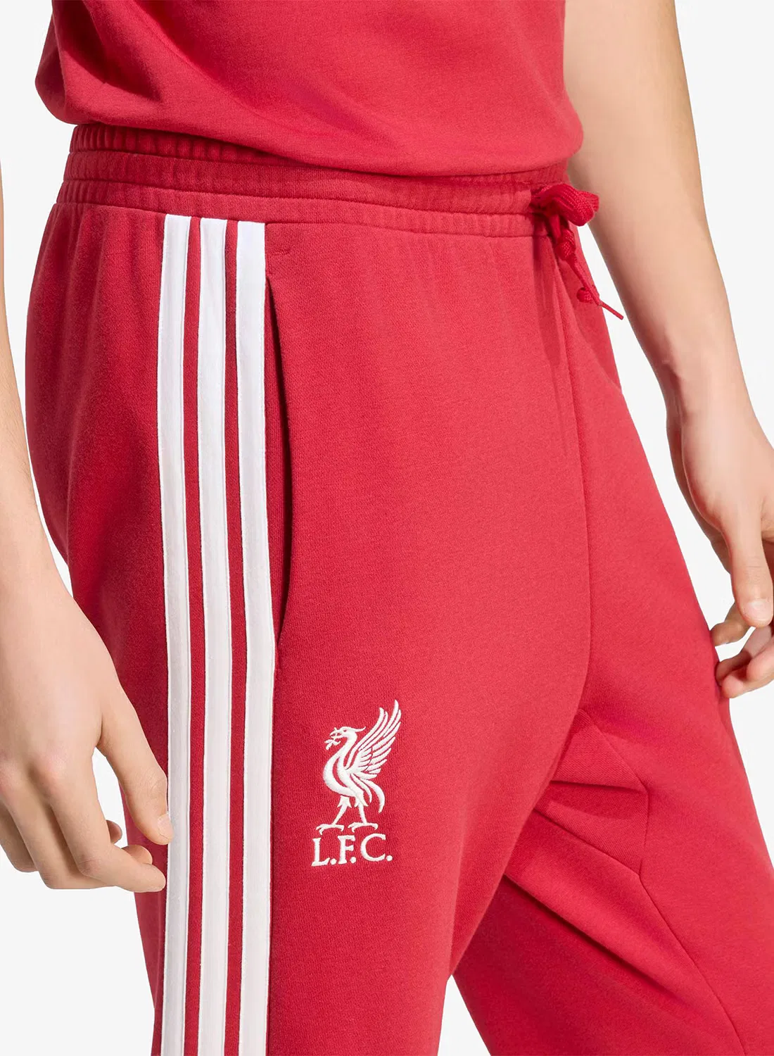 Штаны спортивные Liverpool FC DNA Adidas, серый — фото 3
