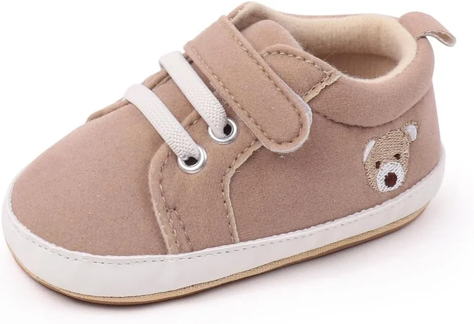 Детские кроссовки для мальчиков с нескользящей подошвой Purepips, Khaki — фото 3