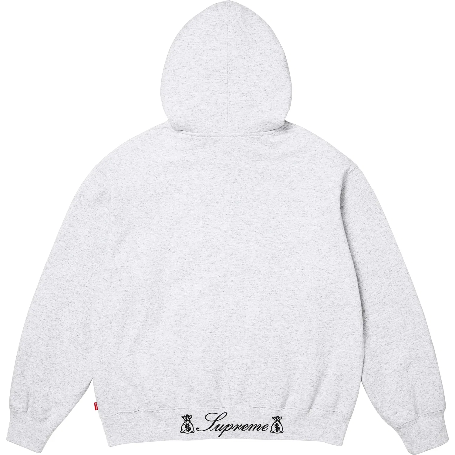 Детский свитшот с капюшоном Supreme FW26, Gray/Gray — фото 4