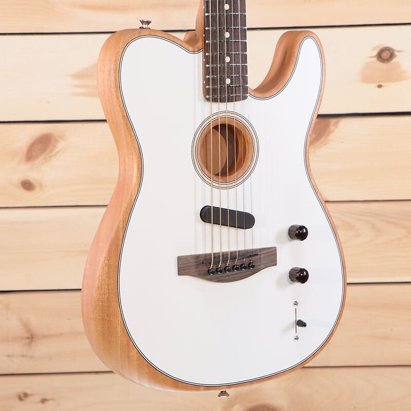 

Fender Acoustasonic Player Telecaster — арктический белый — MXA2212095