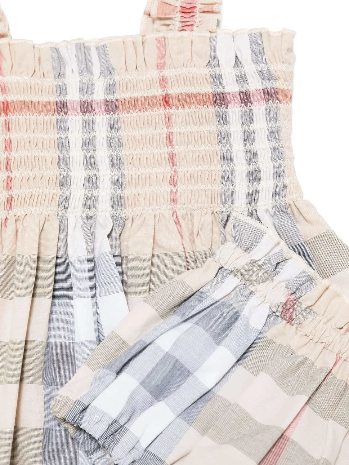 Детское платье Tegan коричневое Burberry, коричневый — фото 2