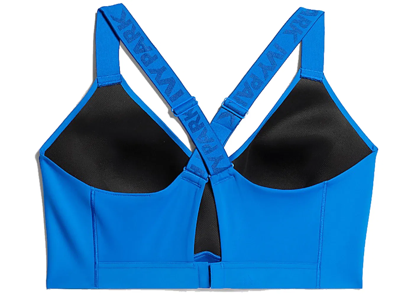 Женский бюстгальтер с вырезами средней поддержки Ivy Park Cutout Bra (Plus Size) Adidas, Glory Blue — фото 2