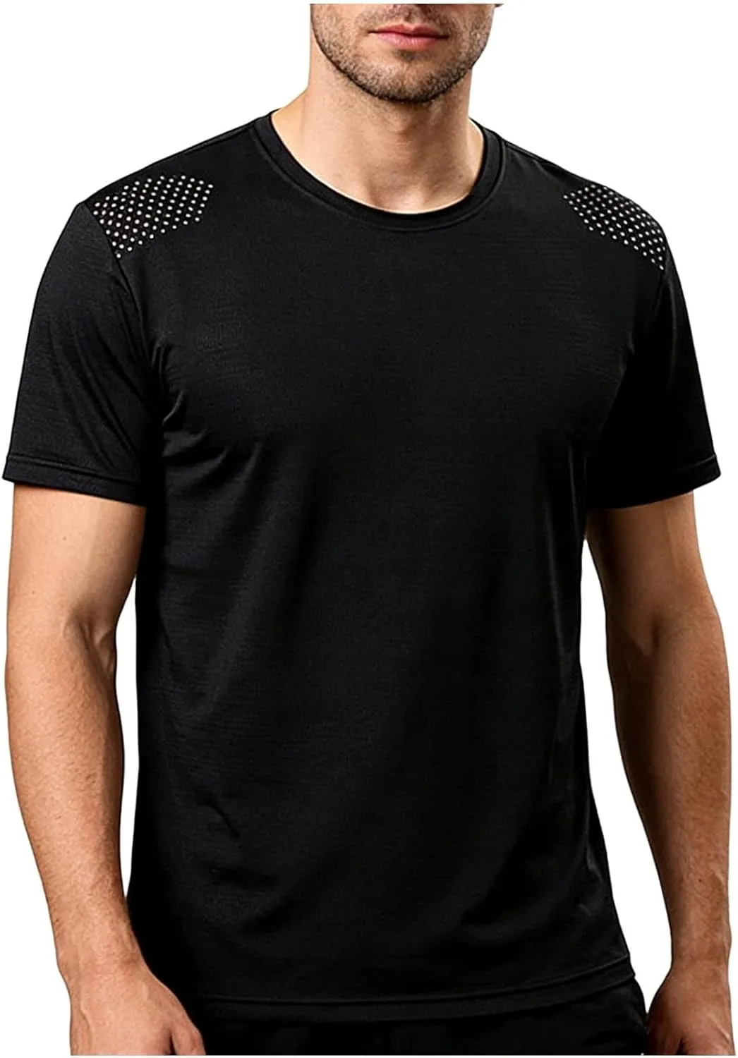 

Мужская футболка с круглым вырезом Casual Short Sleeve Quick Dry для бега и тренировок
