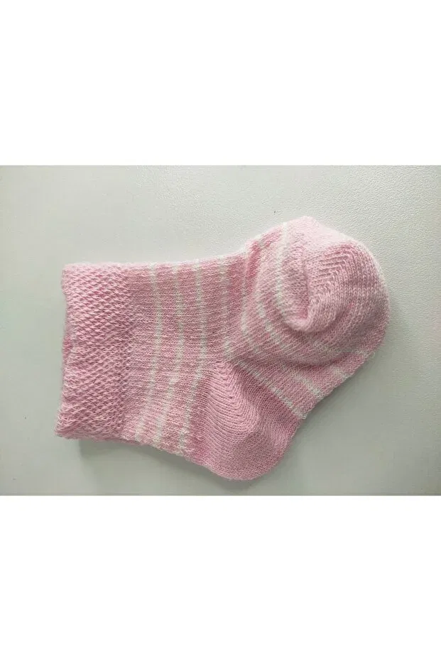 Детские носки для девочек с узором хлопковые Akface, Pink — фото 4