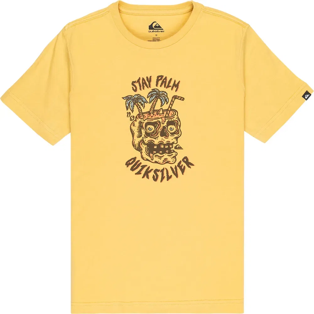 Футболка с коротким рукавом Ev Stay Palm Quiksilver, желтый