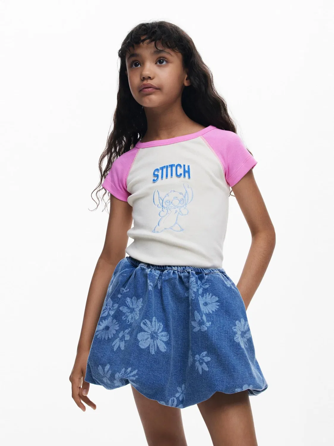 Рубашка Desigual Stich белого цвета — фото 3
