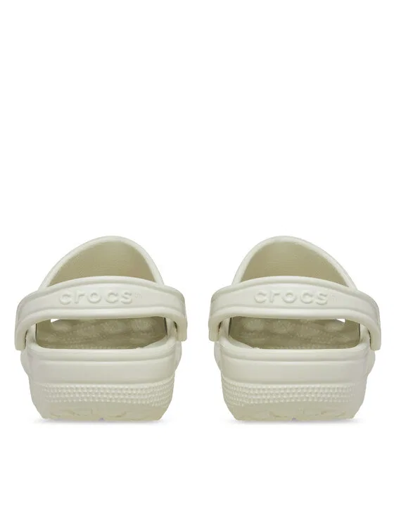Шлепанцы Classic Clog K Crocs, кремовый — фото 3