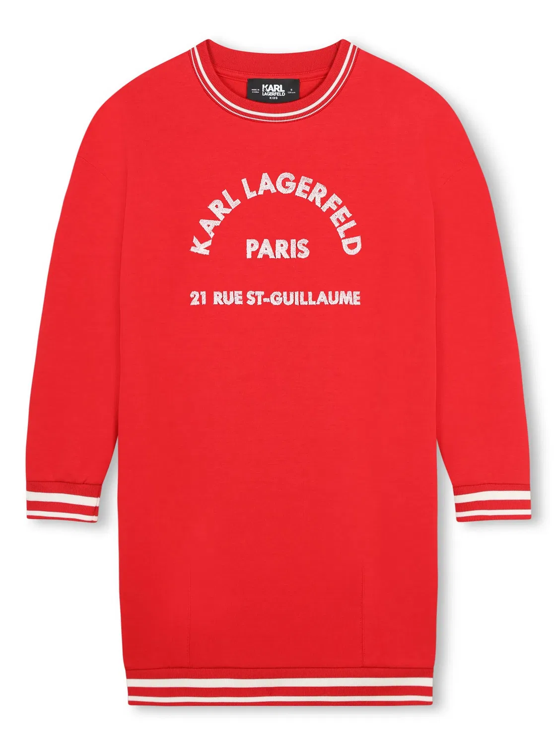 Свитшот‑платье Rue St‑Guillaume Karl Lagerfeld, красный