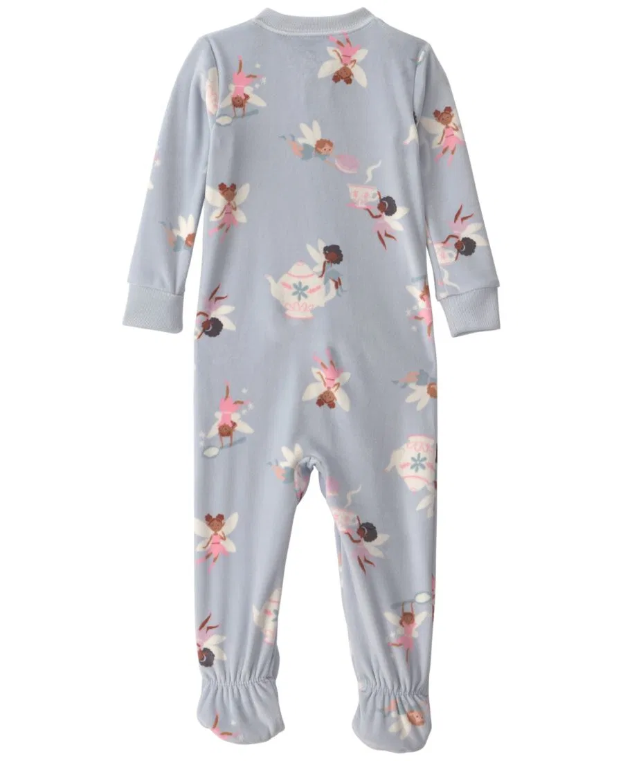 Пижама-слип с ножками DreamPlush с застежкой-молнией 2-way, модель Fairies Carter's, Blue — фото 2