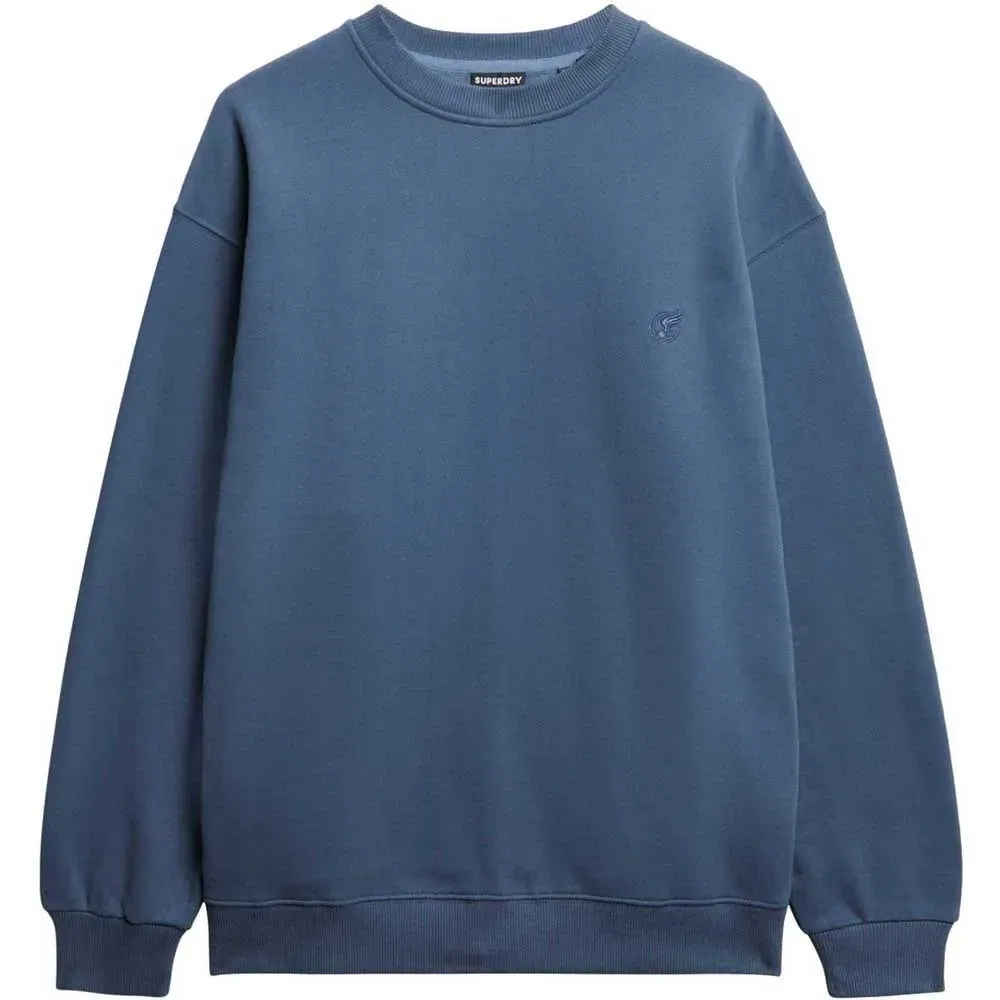 Мужской свитшот оверсайз Blank Superdry, Blue — фото 3