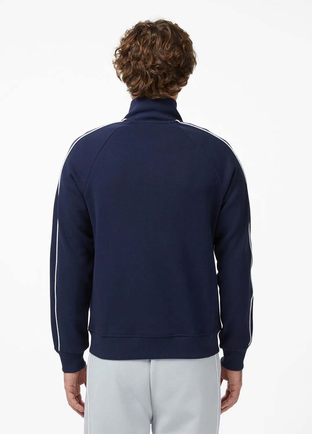 Свитшот с молнией Lacoste, dark blue — фото 3