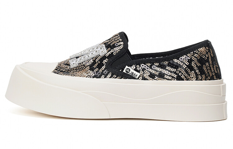 

Кеды Joy&Mario Skateboard Shoes Women's Low-Top, черный