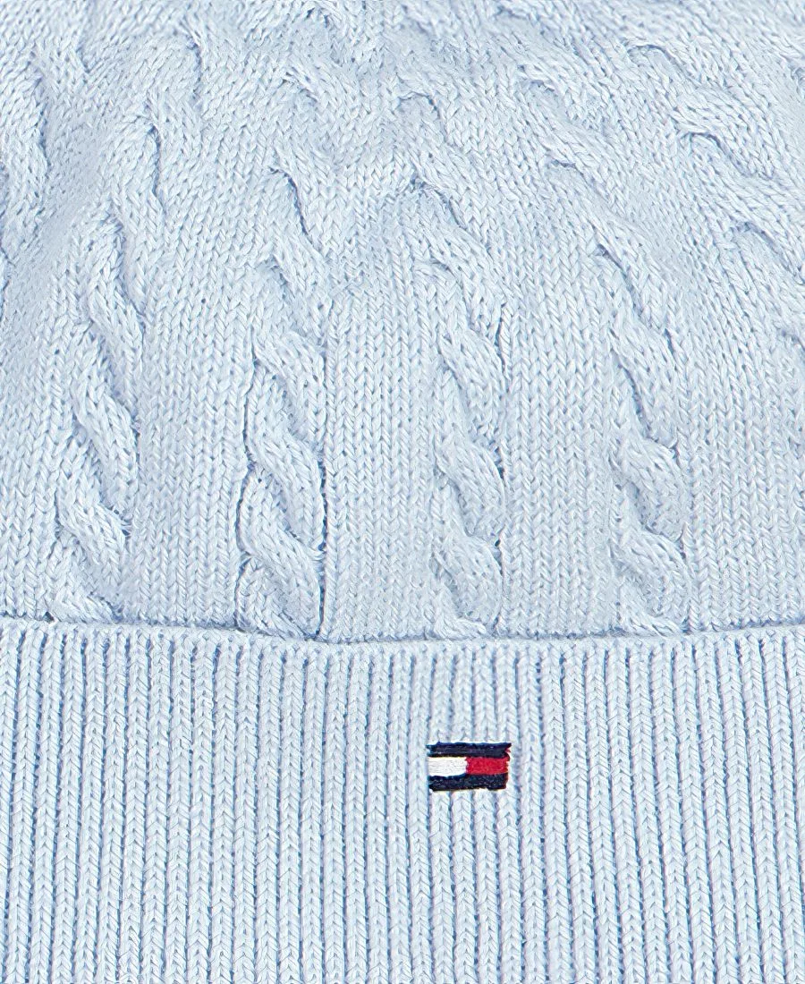 Детский вязаный комбинезон с шапкой, 2 предмета Tommy Hilfiger, Blue — фото 4