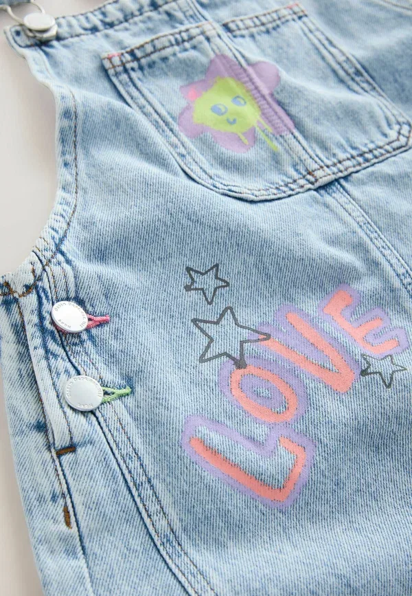 Комбинезон с принтом Dungarees Next, Graffiti printed — фото 2