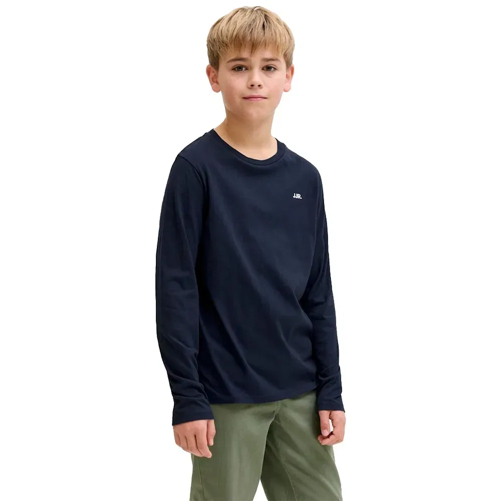 Футболка с длинным рукавом Rebbel Logo Jack & Jones, синий