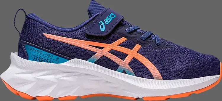 

Кроссовки novablast 2 ps 'indigo blue sun peach' Asics, синий