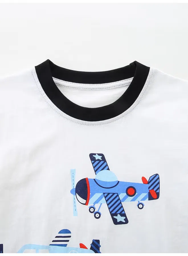 Комплект детский с принтом из трикотажного хлопка, Aosta Betty Store — фото 4
