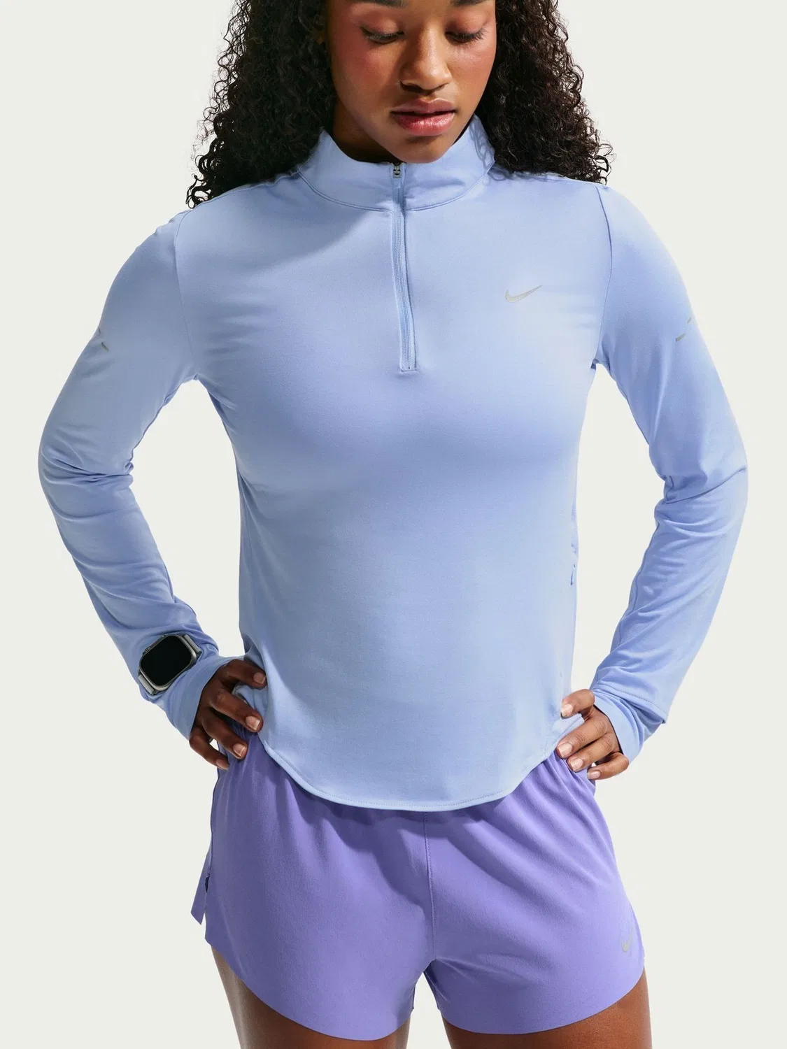 Топ для бега Nike Swift Dri-FIT UV, Aluminium Blue