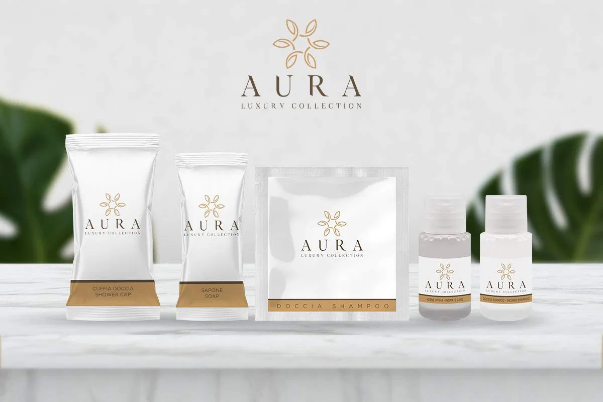 Набор шампуня для душа с аргановым маслом AURA LUXURY COLLECTION, 100 саше по 10 мл, Argan White — фото 4
