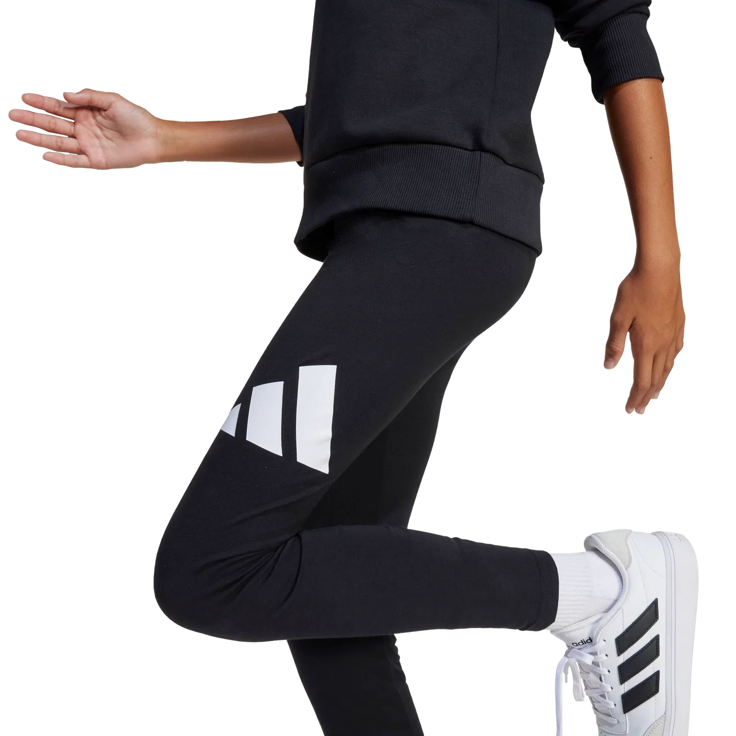 Детские спортивные леггинсы Adidas, черный — фото 4