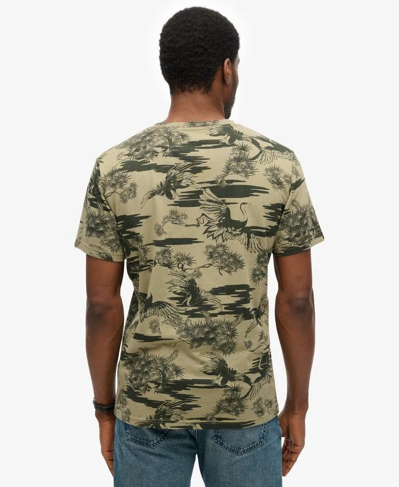 Мужская футболка с принтом Classic Superdry, 2-Green — фото 4